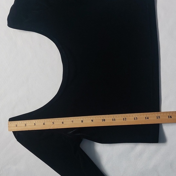 Mossimo supply co ballet crop top women's black size M - Picture 7 of 9